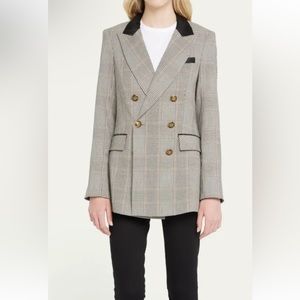 Ellette Lurex Plaid Dickey Jacket